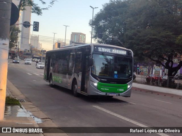 Viação Santa Brígida 1 1906 na cidade de São Paulo, São Paulo, Brasil, por Rafael Lopes de Oliveira. ID da foto: 11339757.