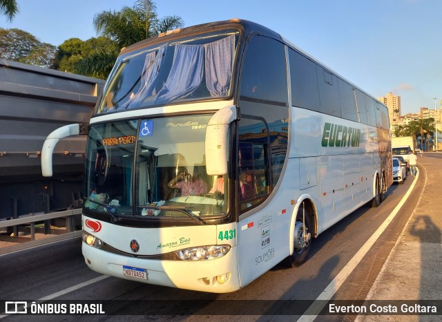 Eucatur - Empresa União Cascavel de Transportes e Turismo 4431 na cidade de Cariacica, Espírito Santo, Brasil, por Everton Costa Goltara. ID da foto: 11339688.