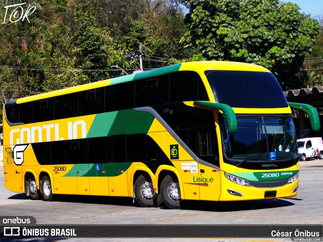 Empresa Gontijo de Transportes 25080 na cidade de Belo Horizonte, Minas Gerais, Brasil, por César Ônibus. ID da foto: 11342221.