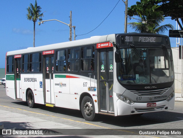 Borborema Imperial Transportes 617 na cidade de Recife, Pernambuco, Brasil, por Gustavo Felipe Melo. Número da foto: #11344903.