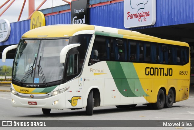 Empresa Gontijo de Transportes 18590 na cidade de Resende, Rio de Janeiro, Brasil, por Maxwel Silva. ID da foto: 11343232.