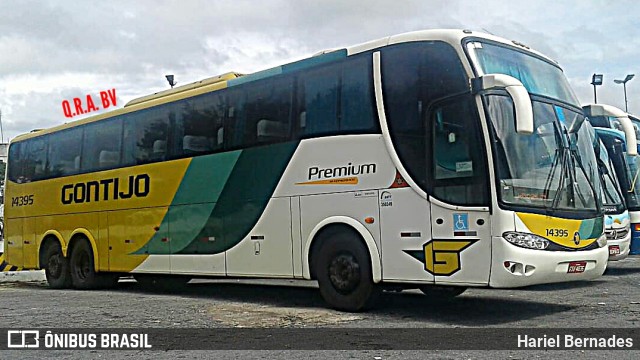 Empresa Gontijo de Transportes 14395 na cidade de Aparecida, São Paulo, Brasil, por Hariel Bernades. Número da foto: #11342692.