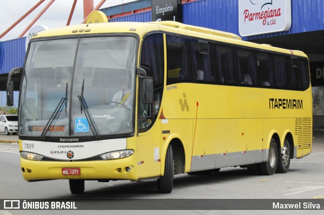 Viação Itapemirim 7809 na cidade de Resende, Rio de Janeiro, Brasil, por Maxwel Silva. Número da foto: #11343234.