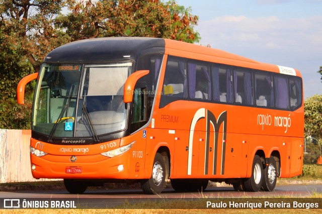 Rápido Marajó 91103 na cidade de Brasília, Distrito Federal, Brasil, por Paulo Henrique Pereira Borges. ID da foto: 11344473.