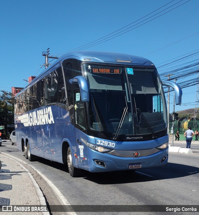 Viação Águia Branca 32930 na cidade de Vitória, Espírito Santo, Brasil, por Sergio Corrêa. ID da foto: 11342791.