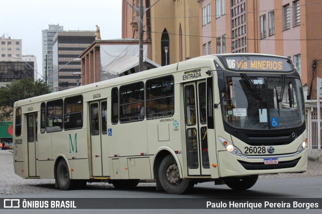 Viação do Sul 26028 na cidade de Curitiba, Paraná, Brasil, por Paulo Henrique Pereira Borges. Número da foto: #11344319.