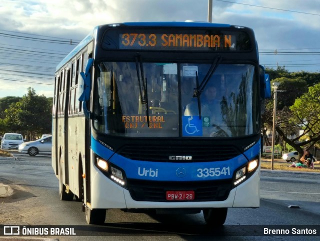 Urbi Mobilidade Urbana 335541 na cidade de Taguatinga, Distrito Federal, Brasil, por Brenno Santos. ID da foto: 11342972.