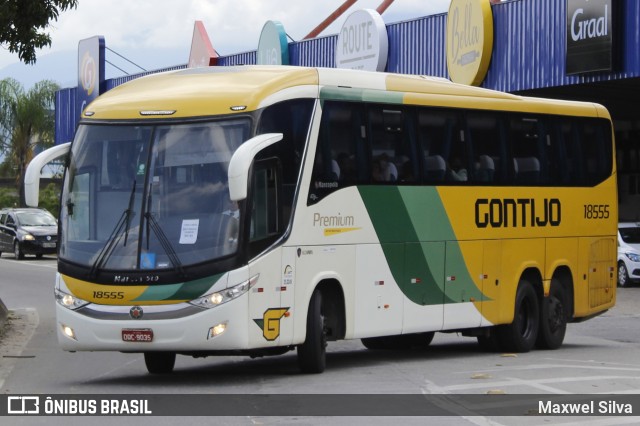 Empresa Gontijo de Transportes 18555 na cidade de Resende, Rio de Janeiro, Brasil, por Maxwel Silva. ID da foto: 11343413.