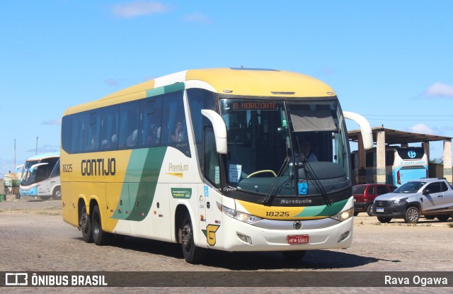 Empresa Gontijo de Transportes 18225 na cidade de Vitória da Conquista, Bahia, Brasil, por Rava Ogawa. ID da foto: 11344068.