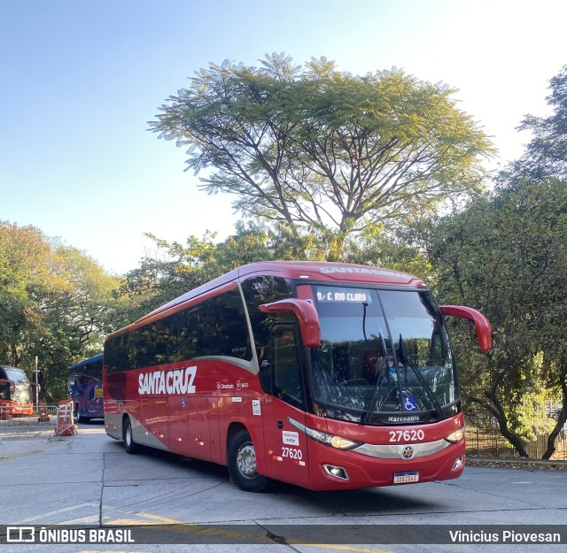 Viação Santa Cruz 27620 na cidade de São Paulo, São Paulo, Brasil, por Vinicius Piovesan. ID da foto: 11345314.