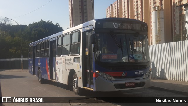 Empresa de Ônibus Vila Galvão 30.573 na cidade de São Paulo, São Paulo, Brasil, por Nicølas Nunes. Número da foto: #11343096.