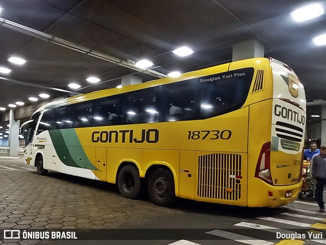 Empresa Gontijo de Transportes 18730 na cidade de Belo Horizonte, Minas Gerais, Brasil, por Douglas Yuri. ID da foto: 11343420.