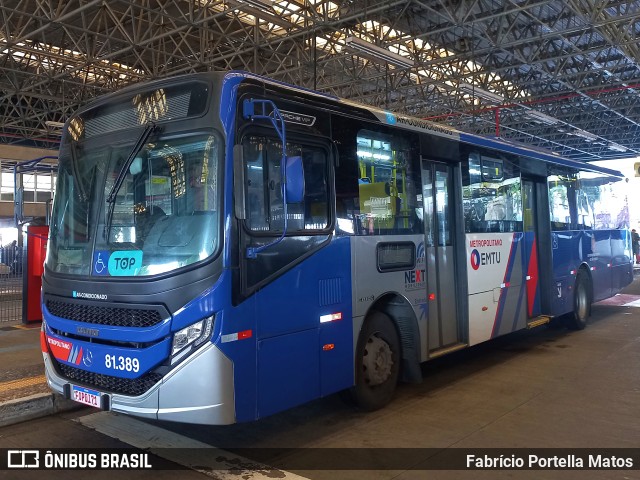 Next Mobilidade - ABC Sistema de Transporte 81.389 na cidade de Santo André, São Paulo, Brasil, por Fabrício Portella Matos. Número da foto: #11412090.