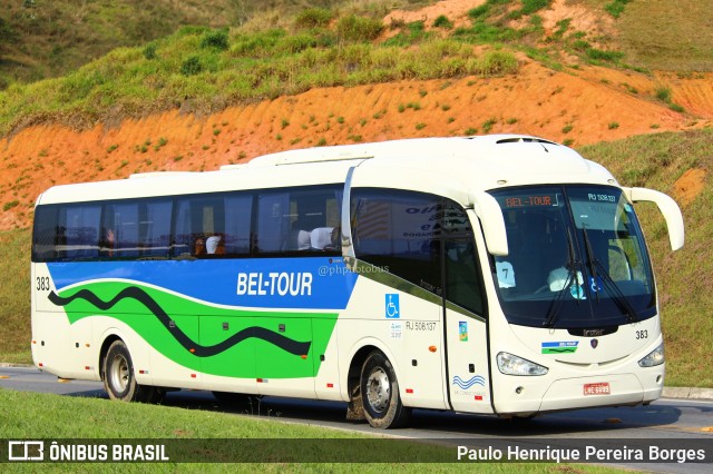 Bel-Tour Transportes e Turismo 383 na cidade de Aparecida, São Paulo, Brasil, por Paulo Henrique Pereira Borges. Número da foto: #11411646.