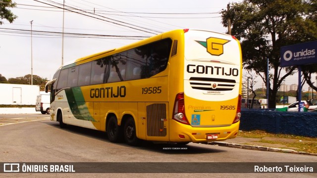 Empresa Gontijo de Transportes 19585 na cidade de São Paulo, São Paulo, Brasil, por Roberto Teixeira. ID da foto: 11411234.