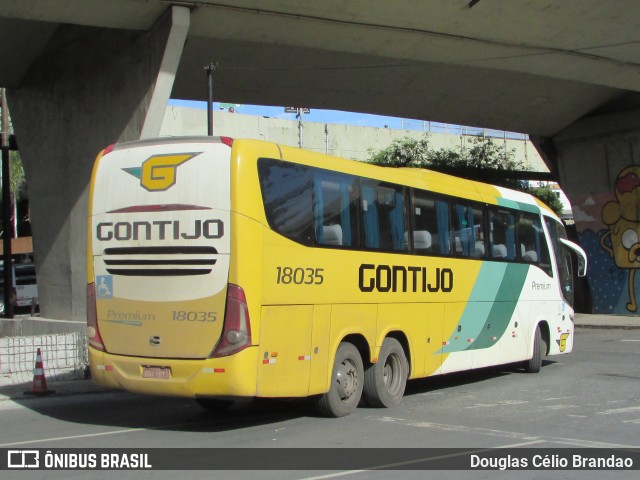 Empresa Gontijo de Transportes 18035 na cidade de Belo Horizonte, Minas Gerais, Brasil, por Douglas Célio Brandao. Número da foto: #11410748.