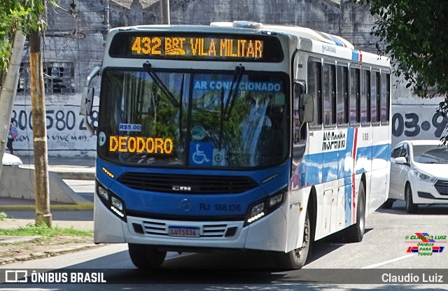 Viação Nossa Senhora da Penha RJ 188.136 na cidade de Rio de Janeiro, Rio de Janeiro, Brasil, por Claudio Luiz. Número da foto: #11411092.
