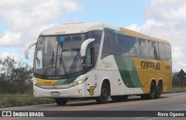 Empresa Gontijo de Transportes 18120 na cidade de Vitória da Conquista, Bahia, Brasil, por Rava Ogawa. ID da foto: 11439038.