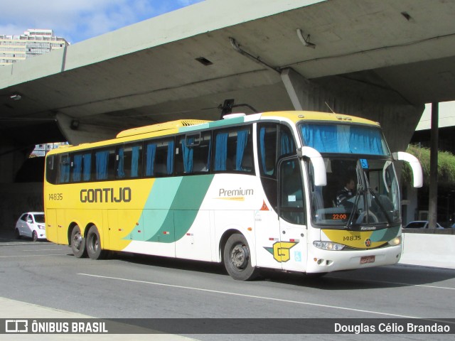 Empresa Gontijo de Transportes 14835 na cidade de Belo Horizonte, Minas Gerais, Brasil, por Douglas Célio Brandao. ID da foto: 11440410.