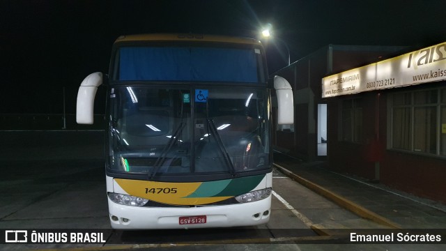 Empresa Gontijo de Transportes 14705 na cidade de Campos dos Goytacazes, Rio de Janeiro, Brasil, por Emanuel Sócrates. ID da foto: 11439945.