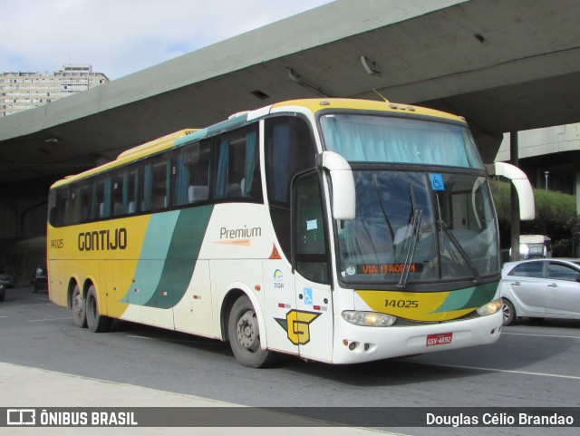 Empresa Gontijo de Transportes 14025 na cidade de Belo Horizonte, Minas Gerais, Brasil, por Douglas Célio Brandao. ID da foto: 11441244.