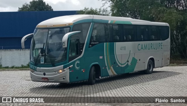 Auto Viação Camurujipe 4118 na cidade de Cruz das Almas, Bahia, Brasil, por Flávio  Santos. ID da foto: 11440711.