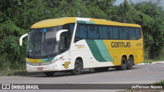 Empresa Gontijo de Transportes 21715 na cidade de Recife, Pernambuco, Brasil, por Jefferson Nunes. ID da foto: 11438354.