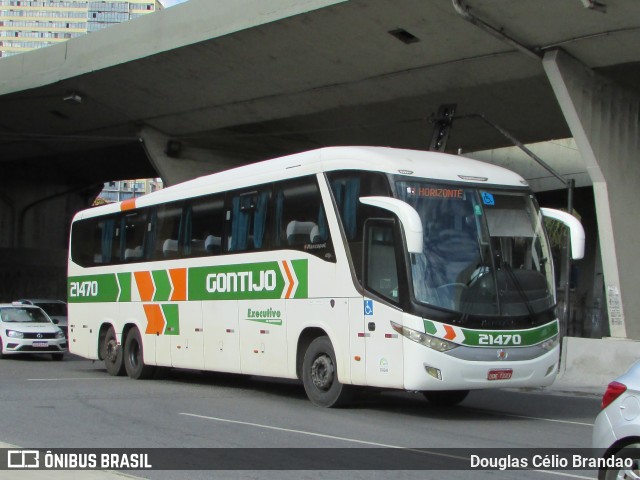 Empresa Gontijo de Transportes 21470 na cidade de Belo Horizonte, Minas Gerais, Brasil, por Douglas Célio Brandao. ID da foto: 11440392.