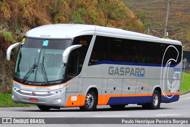 Gasparo Turismo 72100 na cidade de Piraí, Rio de Janeiro, Brasil, por Paulo Henrique Pereira Borges. ID da foto: 11440300.