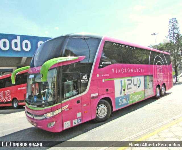 Viação Garcia 8515 na cidade de Sorocaba, São Paulo, Brasil, por Flavio Alberto Fernandes. ID da foto: 11438724.