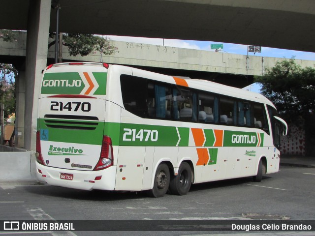 Empresa Gontijo de Transportes 21470 na cidade de Belo Horizonte, Minas Gerais, Brasil, por Douglas Célio Brandao. ID da foto: 11440398.