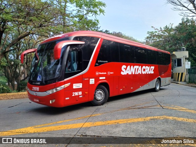 Viação Santa Cruz 21618 na cidade de São Paulo, São Paulo, Brasil, por Jonathan Silva. Número da foto: #11440106.
