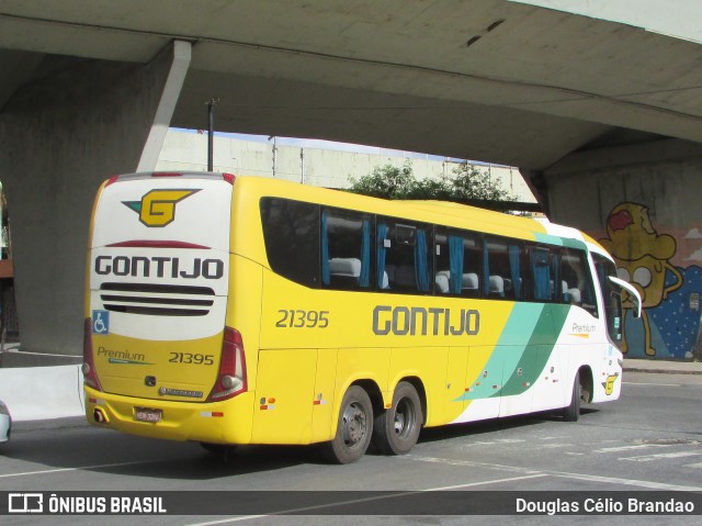 Empresa Gontijo de Transportes 21395 na cidade de Belo Horizonte, Minas Gerais, Brasil, por Douglas Célio Brandao. ID da foto: 11439269.