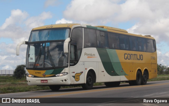 Empresa Gontijo de Transportes 17110 na cidade de Vitória da Conquista, Bahia, Brasil, por Rava Ogawa. ID da foto: 11439014.