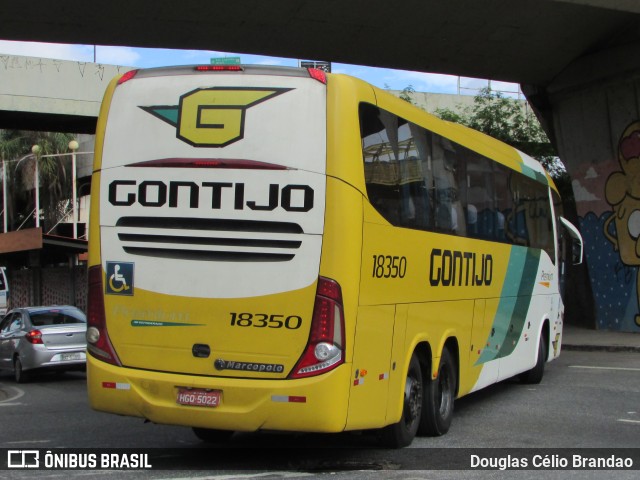 Empresa Gontijo de Transportes 18350 na cidade de Belo Horizonte, Minas Gerais, Brasil, por Douglas Célio Brandao. ID da foto: 11441161.