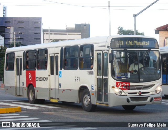 Borborema Imperial Transportes 221 na cidade de Recife, Pernambuco, Brasil, por Gustavo Felipe Melo. Número da foto: #11439084.