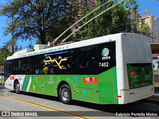 Next Mobilidade - ABC Sistema de Transporte 7402 na cidade de Santo André, São Paulo, Brasil, por Fabrício Portella Matos. ID da foto: 11439006.