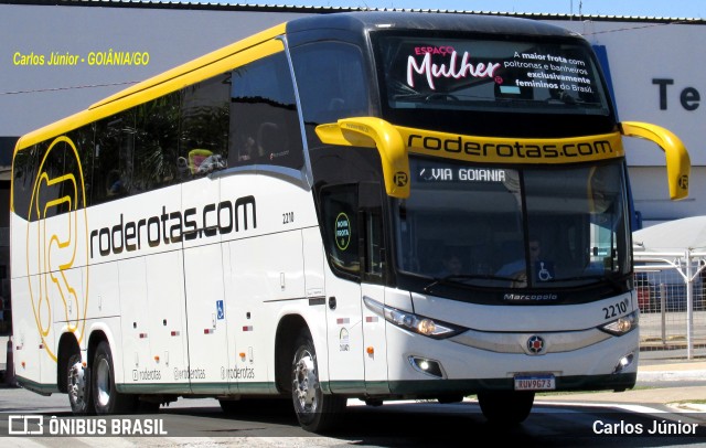 RodeRotas - Rotas de Viação do Triângulo 2210 na cidade de Goiânia, Goiás, Brasil, por Carlos Júnior. Número da foto: #11439228.