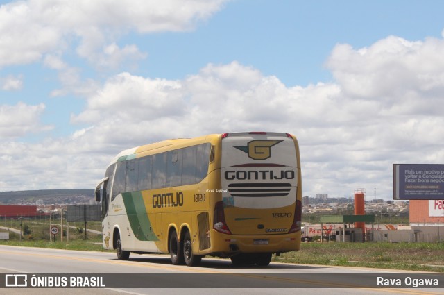 Empresa Gontijo de Transportes 18120 na cidade de Vitória da Conquista, Bahia, Brasil, por Rava Ogawa. ID da foto: 11439044.