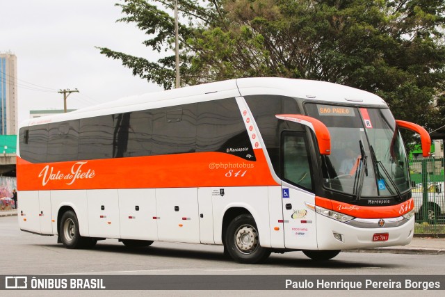Viação Vale do Tietê 841 na cidade de São Paulo, São Paulo, Brasil, por Paulo Henrique Pereira Borges. Número da foto: #11440308.