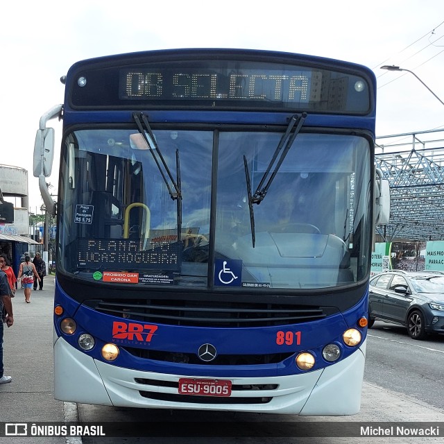 BR7 Mobilidade 891 na cidade de São Bernardo do Campo, São Paulo, Brasil, por Michel Nowacki. ID da foto: 11441373.