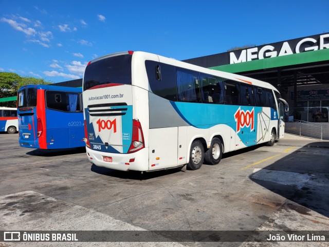 Auto Viação 1001 3845 na cidade de Sapucaia, Rio de Janeiro, Brasil, por João Vitor Lima. ID da foto: 11443747.