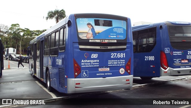 BB Transportes e Turismo 27.681 na cidade de Barueri, São Paulo, Brasil, por Roberto Teixeira. ID da foto: 11442969.