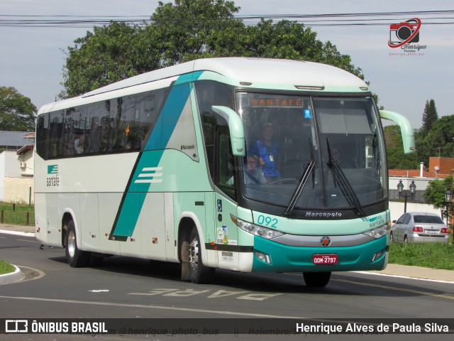 Santa Fé Transportes 092 na cidade de Holambra, São Paulo, Brasil, por Henrique Alves de Paula Silva. Número da foto: #11443637.