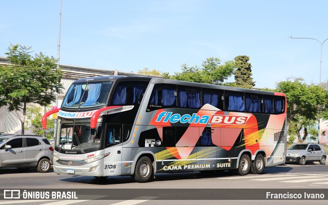 Flecha Bus 37016 na cidade de Ciudad Autónoma de Buenos Aires, Argentina, por Francisco Ivano. Número da foto: #11443473.