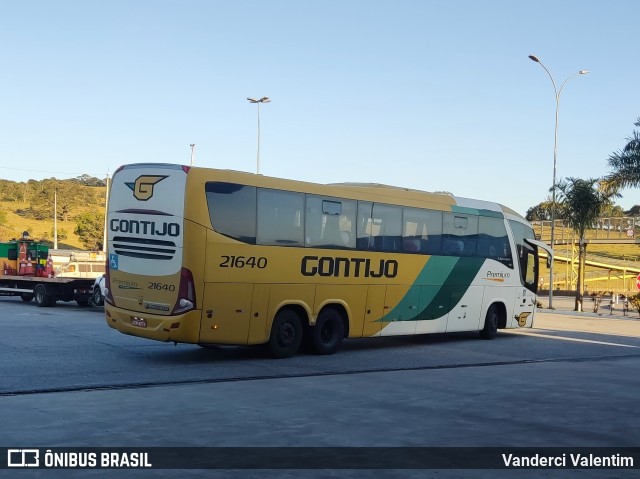 Empresa Gontijo de Transportes 21640 na cidade de Ribeirão Vermelho, Minas Gerais, Brasil, por Vanderci Valentim. ID da foto: 11441929.