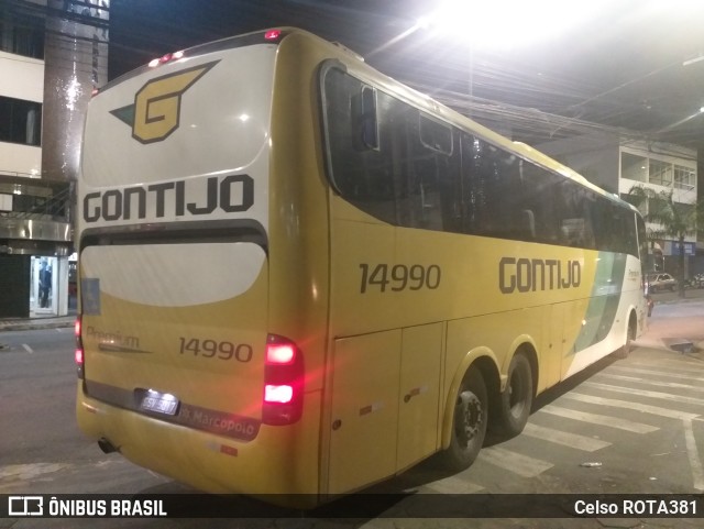 Empresa Gontijo de Transportes 14990 na cidade de Ipatinga, Minas Gerais, Brasil, por Celso ROTA381. ID da foto: 11442913.