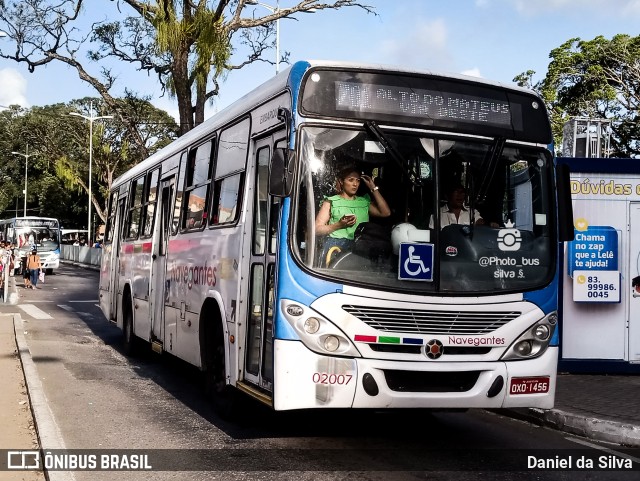 Consórcio Navegantes - 02 > Viação São Jorge > Transurb Transporte Urbano 02007 na cidade de João Pessoa, Paraíba, Brasil, por Daniel da Silva. Número da foto: #11443406.