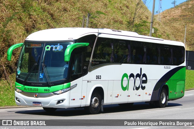 JH de Paula Transporte e Turismo 063 na cidade de Piraí, Rio de Janeiro, Brasil, por Paulo Henrique Pereira Borges. Número da foto: #11443469.