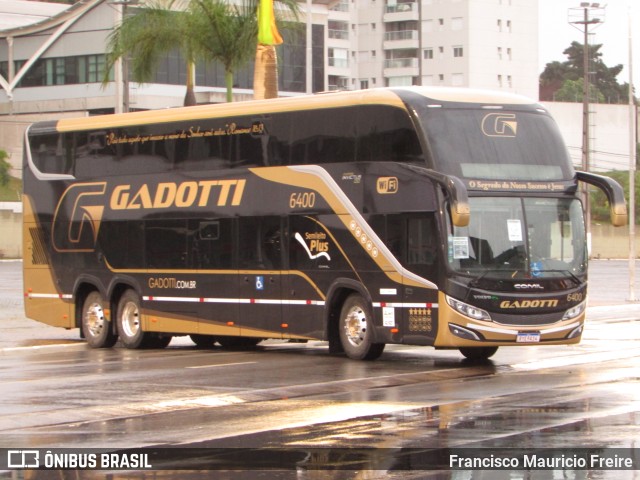 Auto Viação Gadotti 6400 na cidade de Barueri, São Paulo, Brasil, por Francisco Mauricio Freire. ID da foto: 11444443.